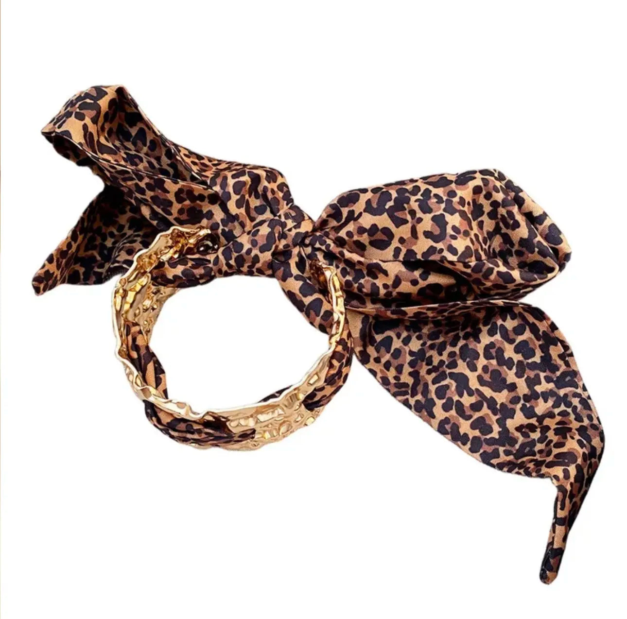 Retro Y2K Leopard Print Bracelet
