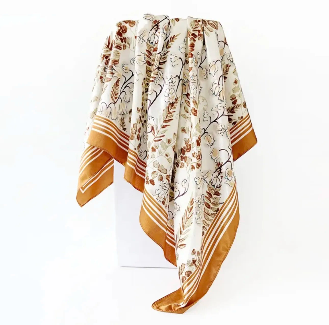 Mama Ditsy Floral Satin Silk Bandana