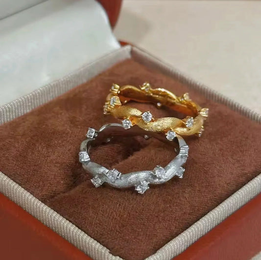 Vine Zircon Ring