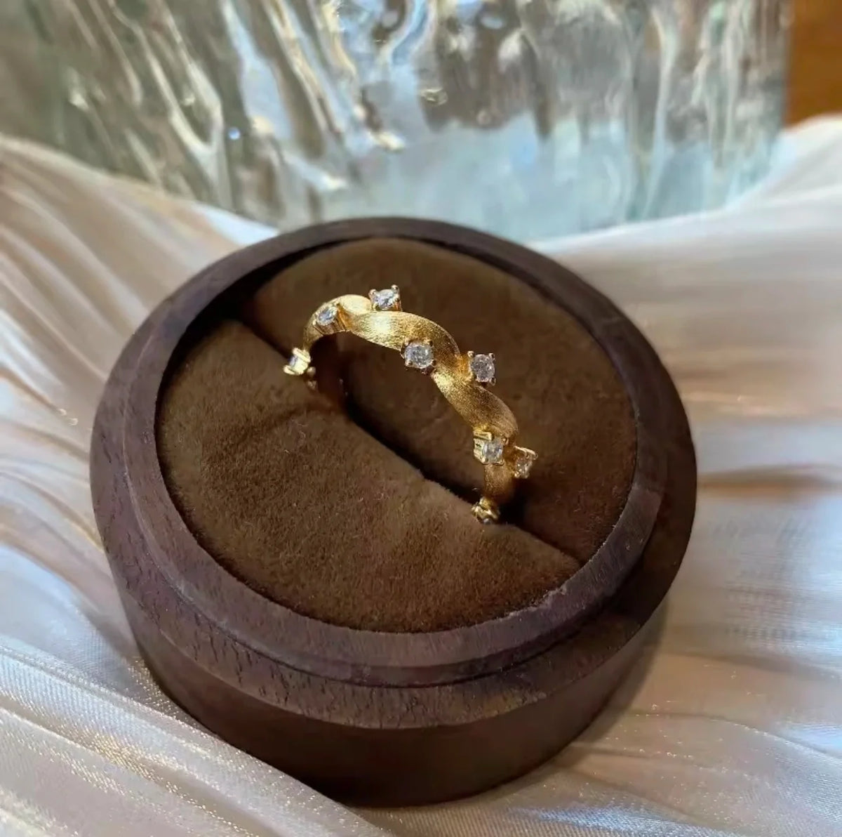 Vine Zircon Ring