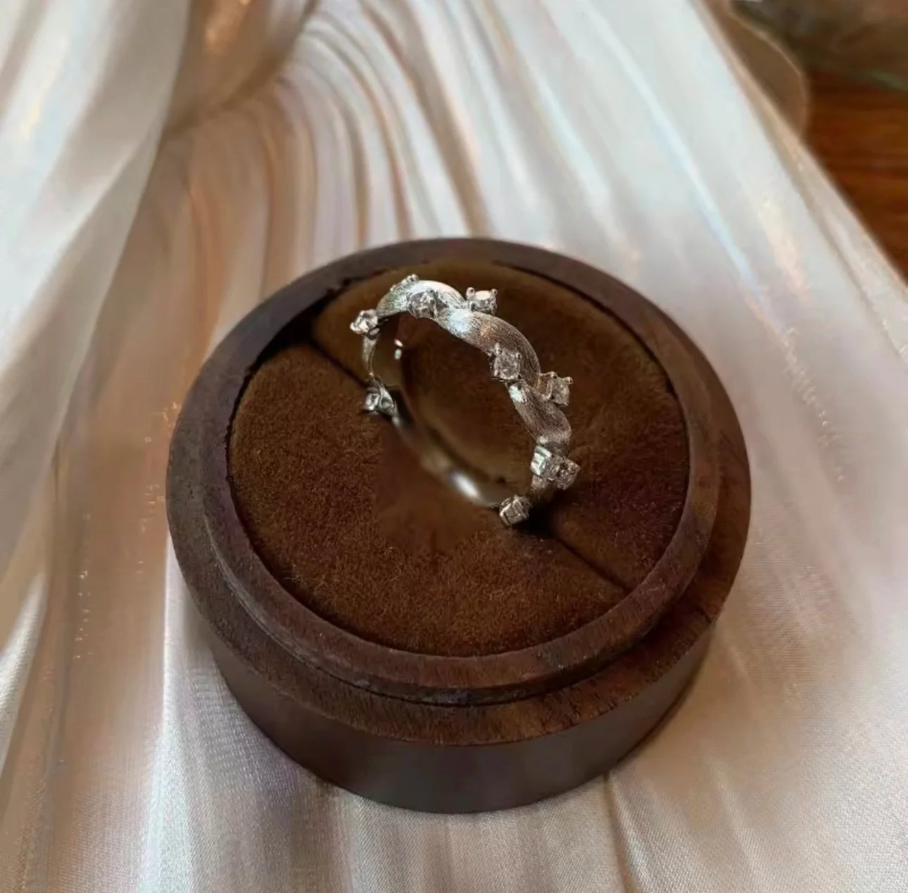 Vine Zircon Ring