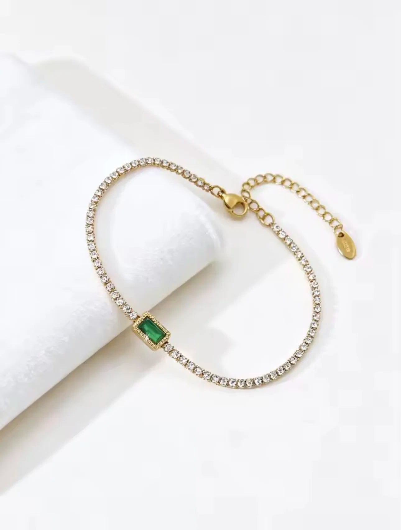 High-End Stainless Steel Sugar Cube Bracelet