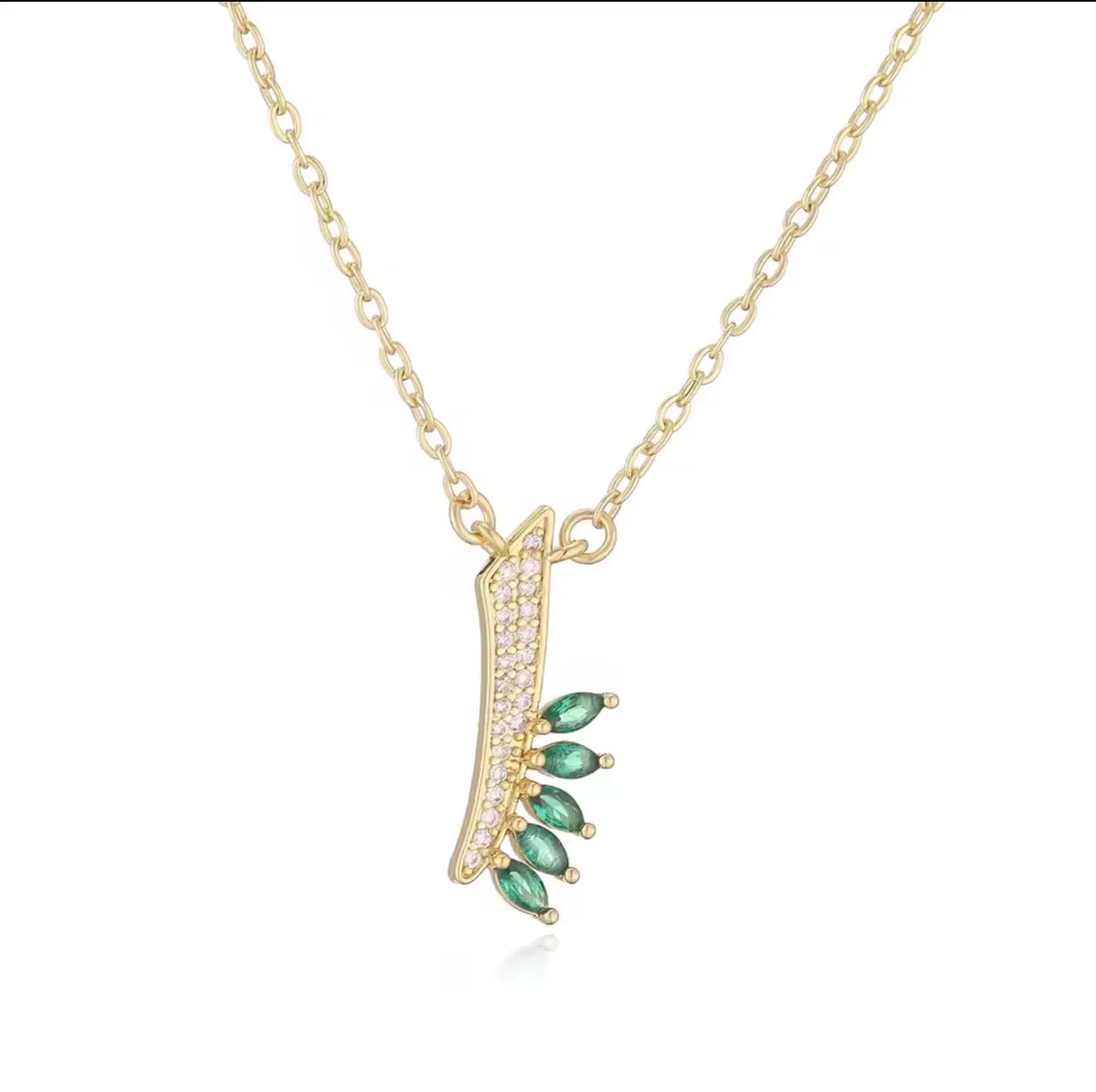 Luxury Arabian Letter Charm Necklace