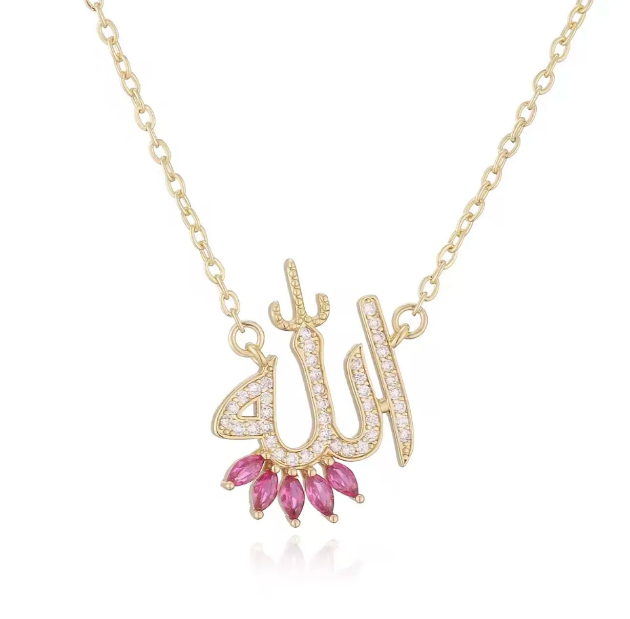 Luxury Arabian Letter Charm Necklace