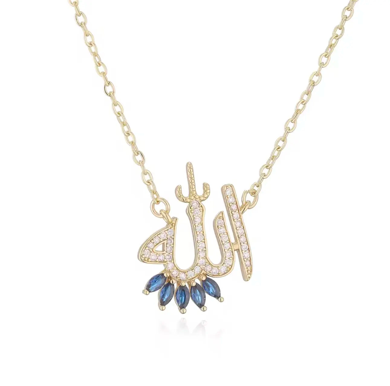Luxury Arabian Letter Charm Necklace