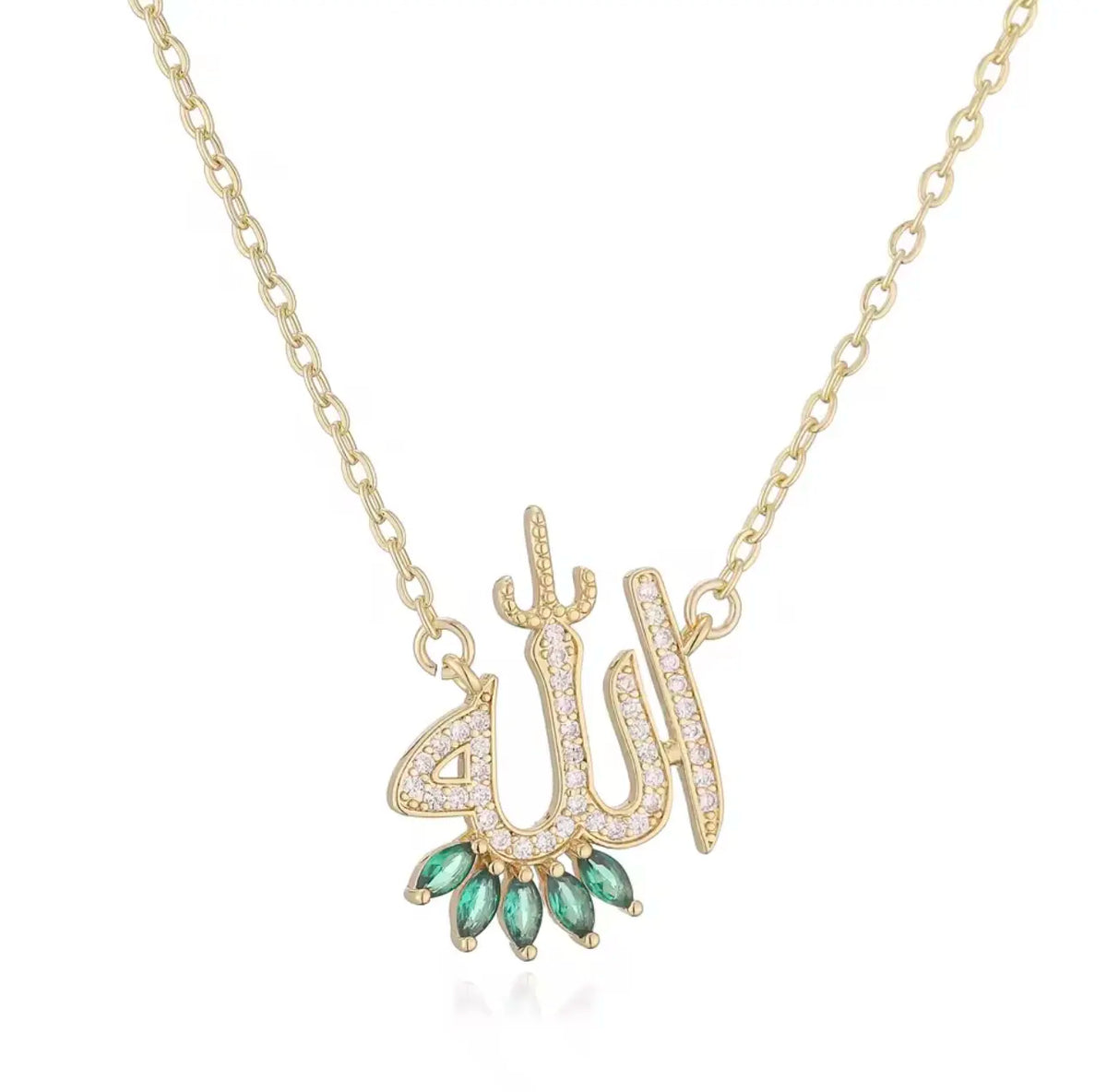 Luxury Arabian Letter Charm Necklace