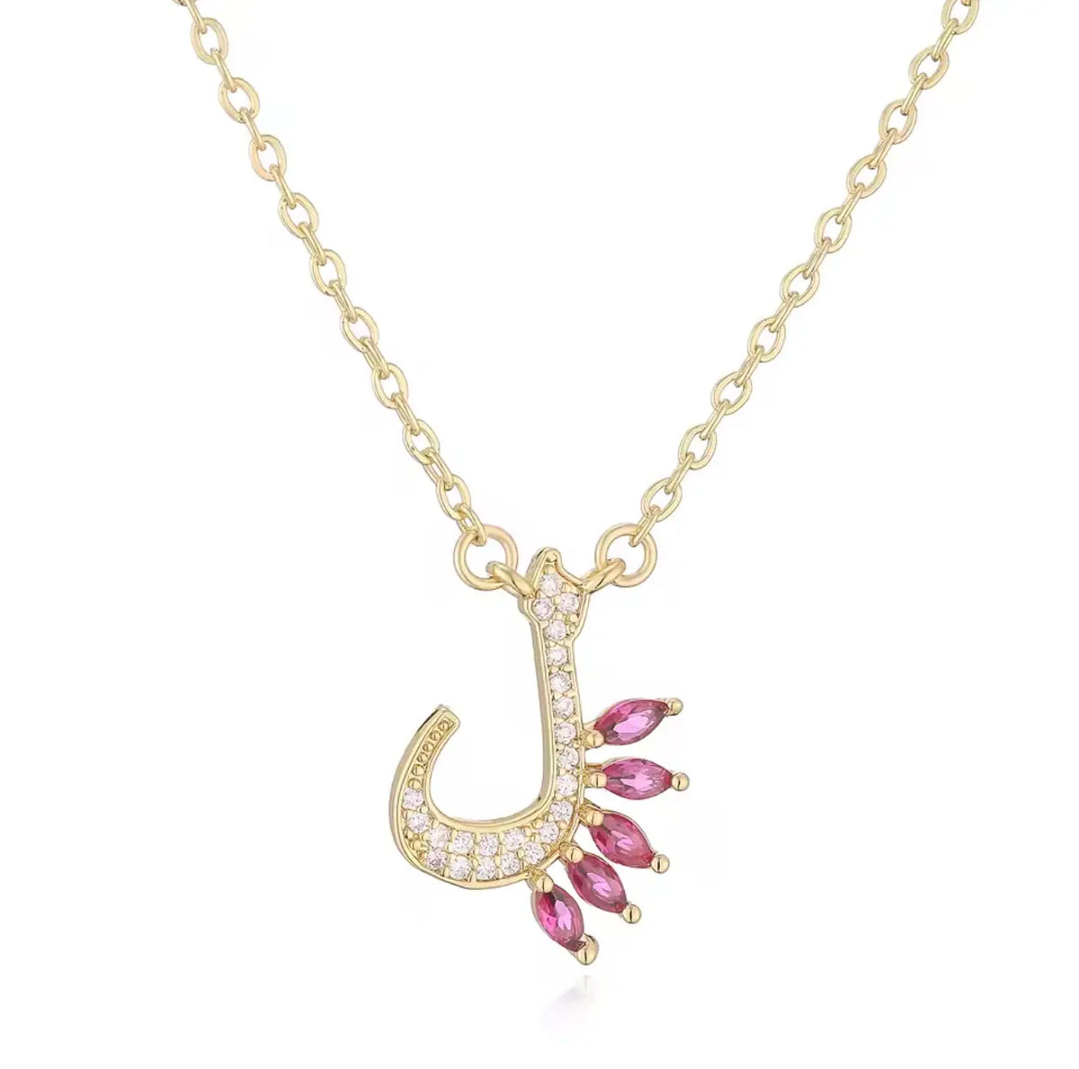 Luxury Arabian Letter Charm Necklace