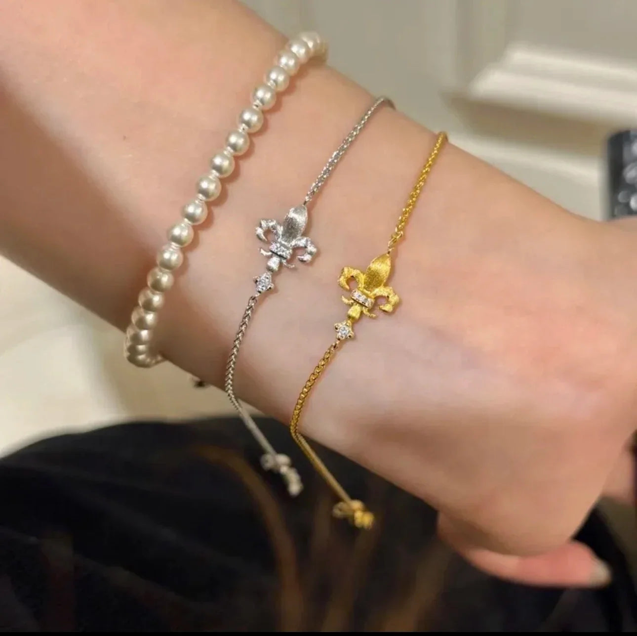 Iris Flower Bracelet