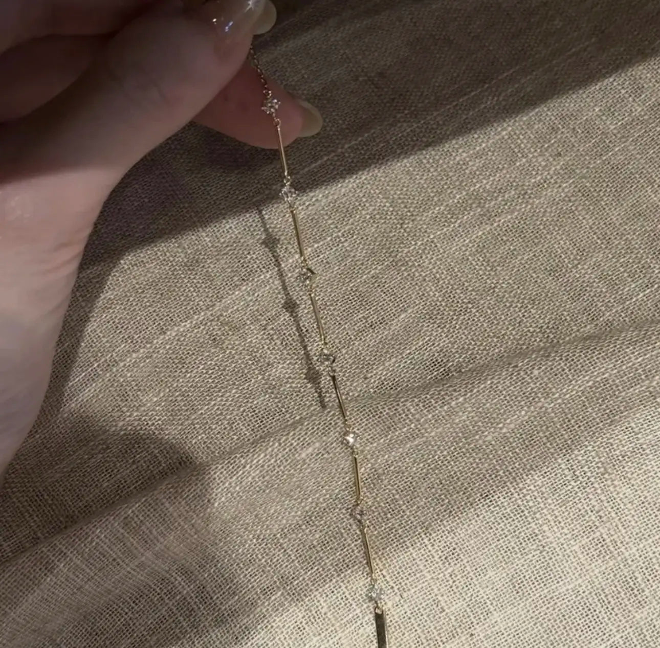 Gold Splicing Copper Bracelet