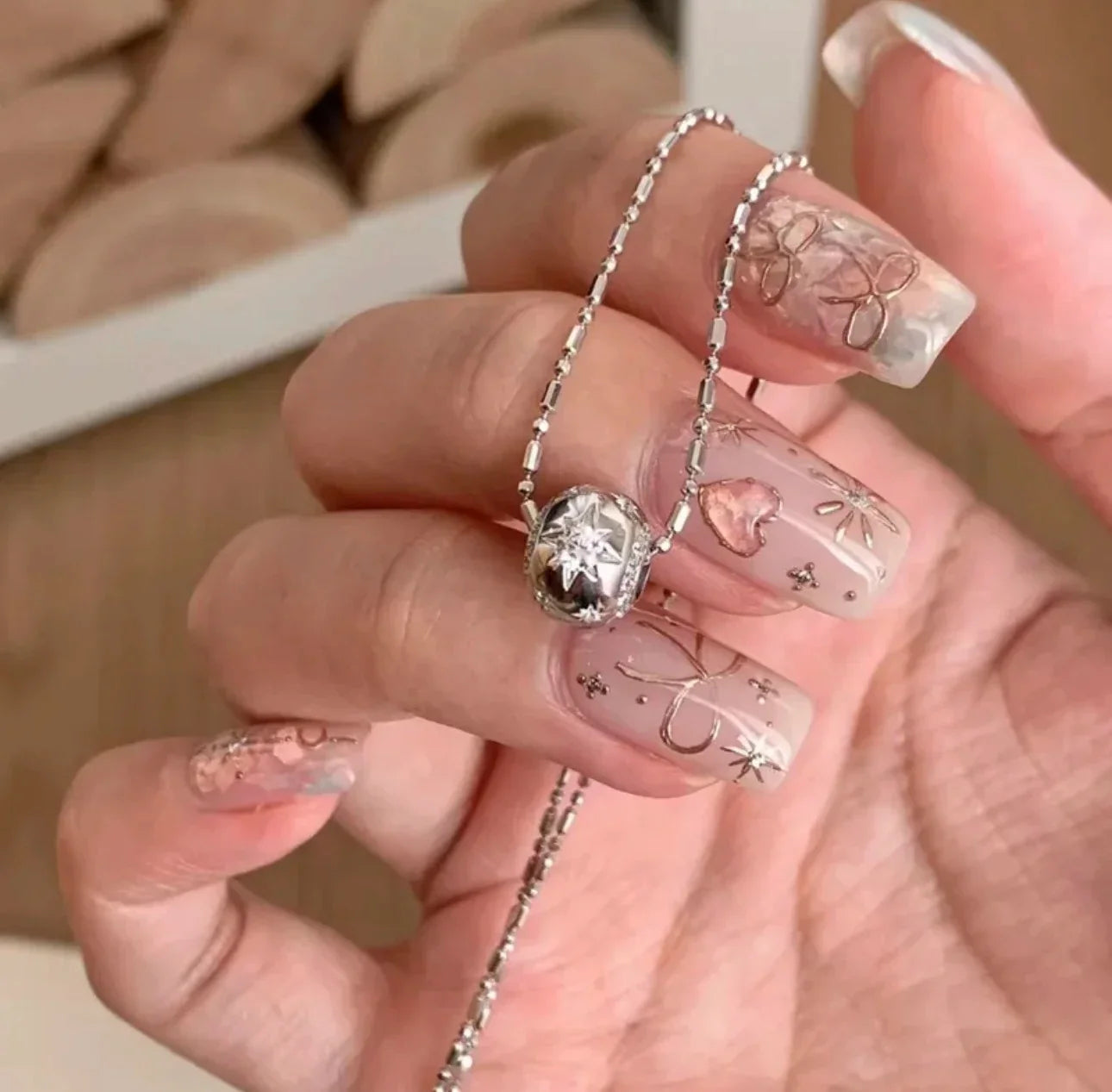 Celestial Crystal Globe Pendant