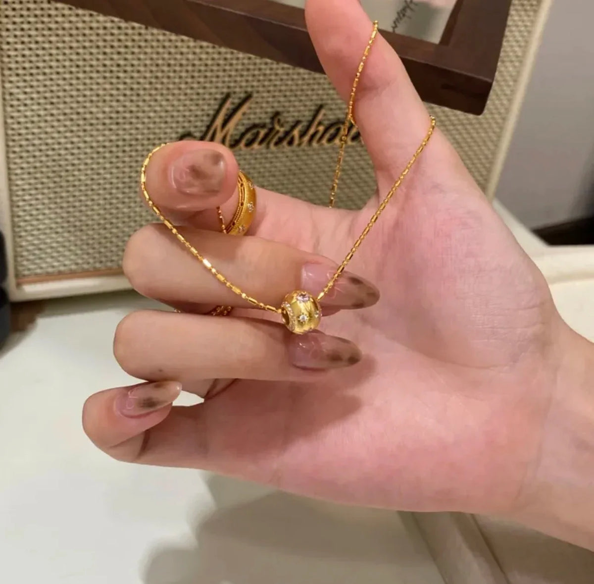 Celestial Crystal Globe Pendant
