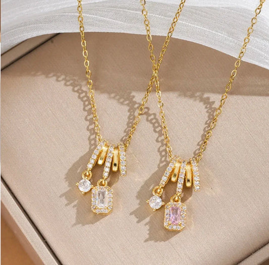 Tassel Crystal Charm Pendant