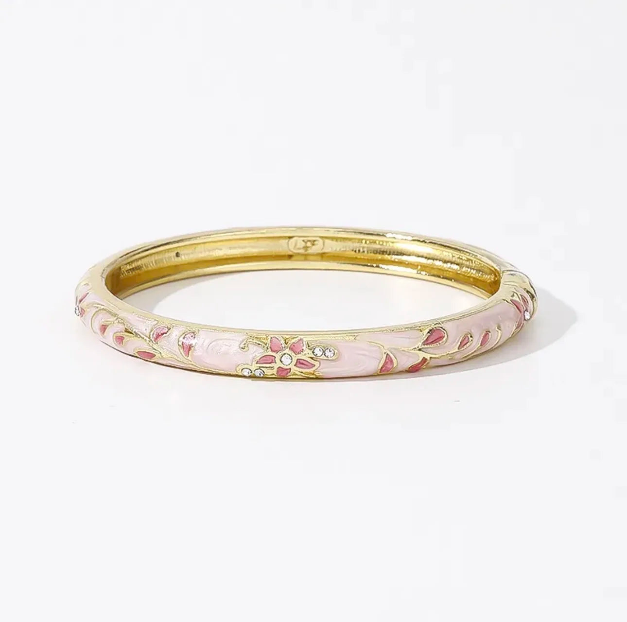 Ethnic Floral Enamel Bangle