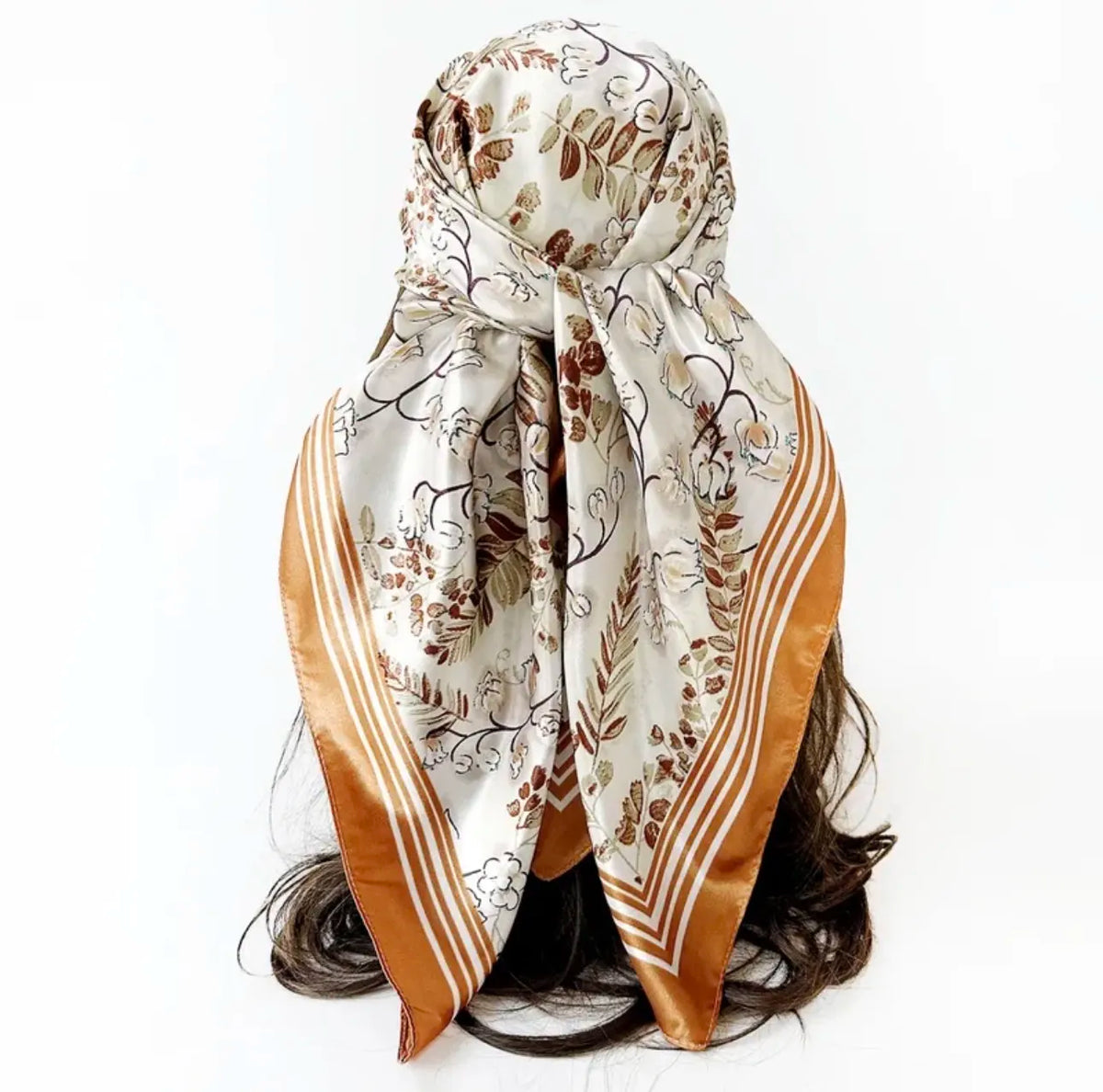 Mama Ditsy Floral Satin Silk Bandana