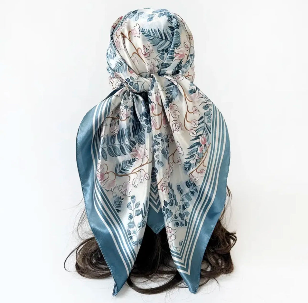 Mama Ditsy Floral Satin Silk Bandana