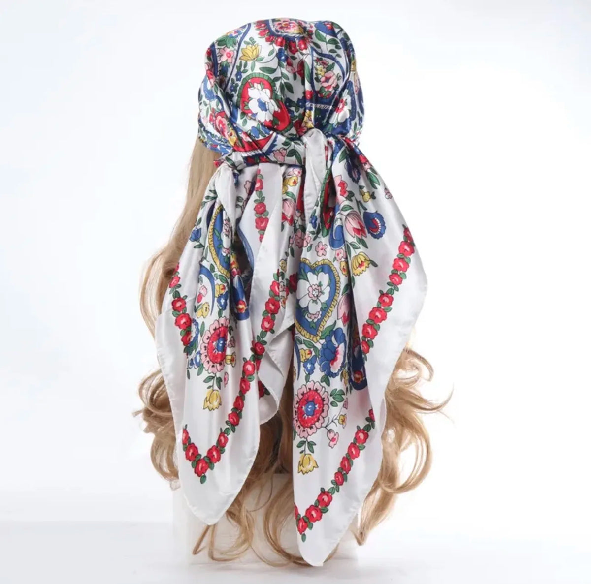 Blooming Grace Satin Bandana