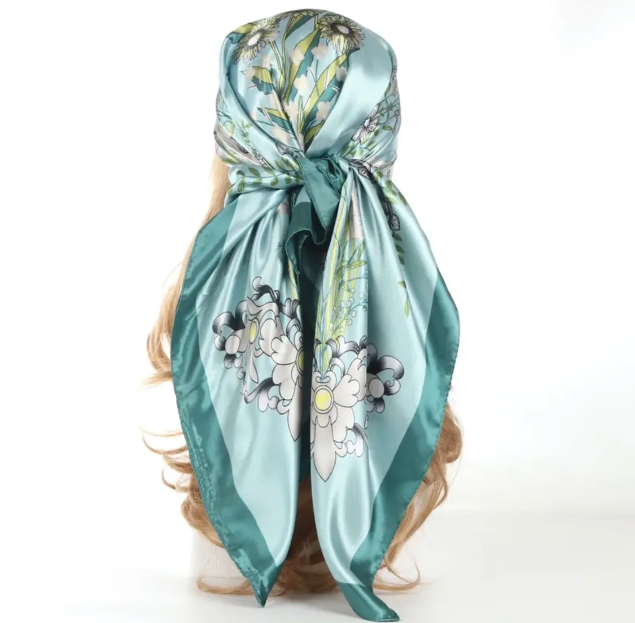 Blooming Grace Satin Bandana