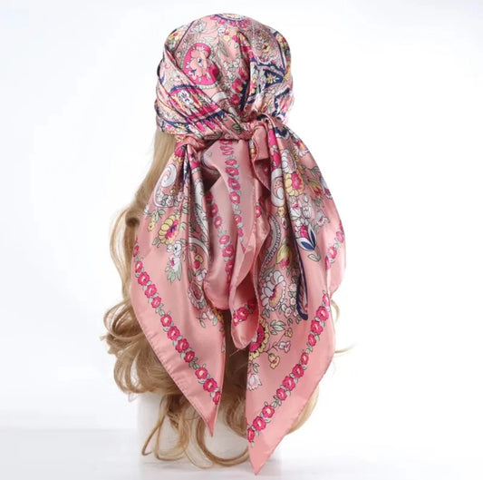 Blooming Grace Satin Bandana