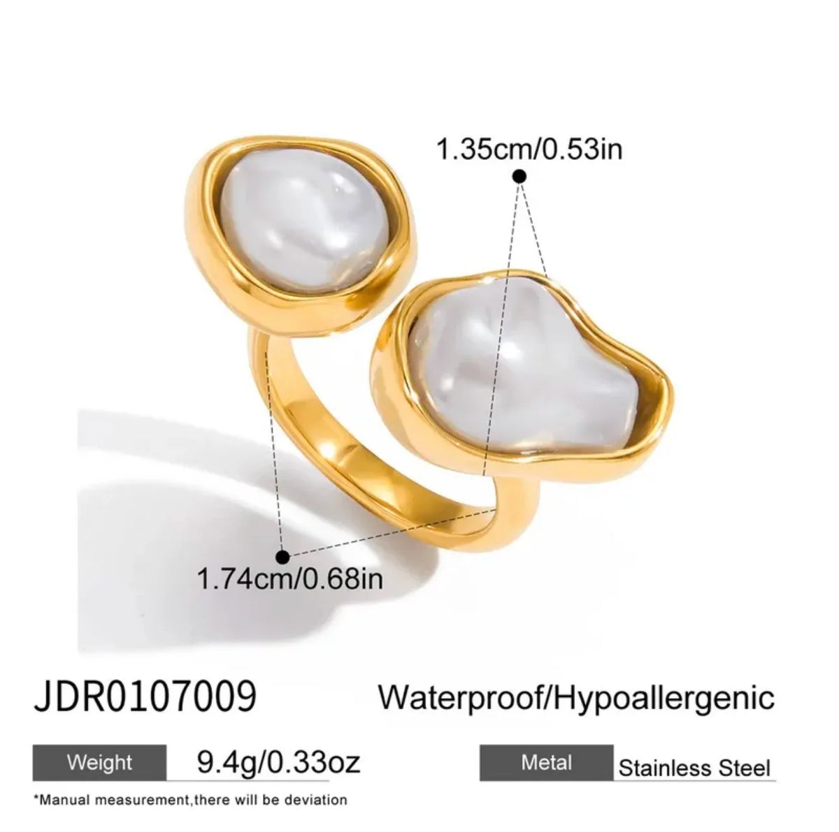 Acrylic Pearl Ring