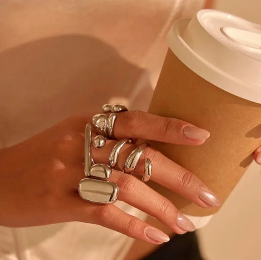 Modern irregular ring