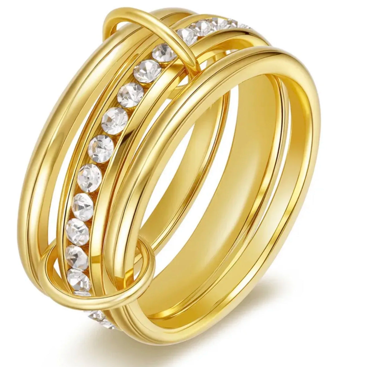 Luxe Roman Zircon Ring