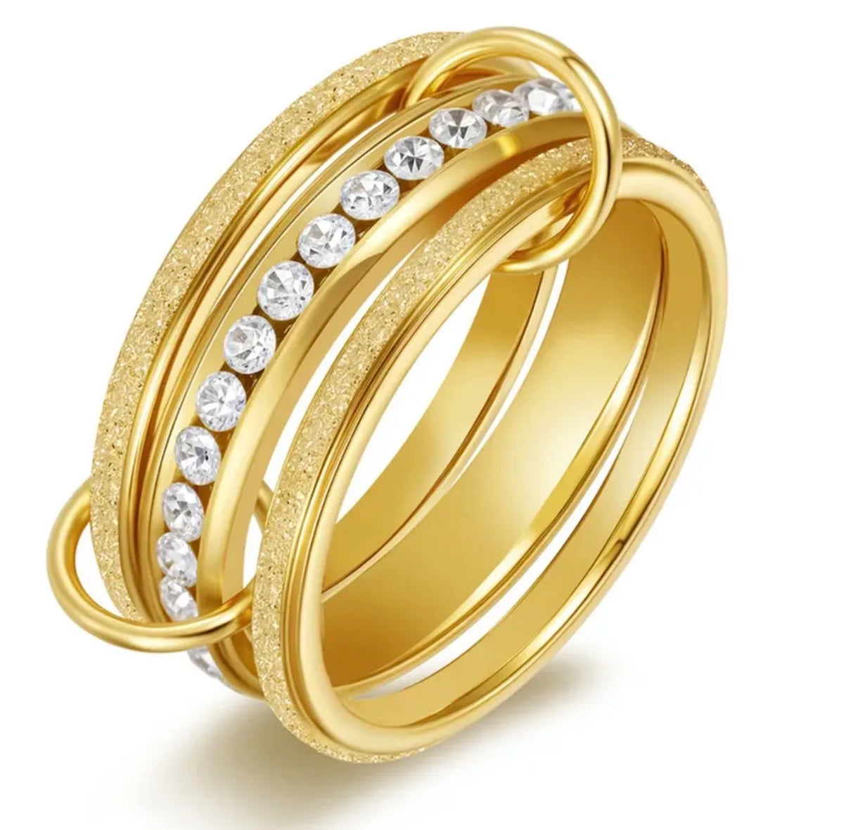 Luxe Roman Zircon Ring