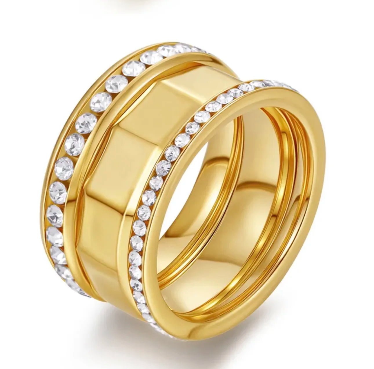 Luxe Roman Zircon Ring
