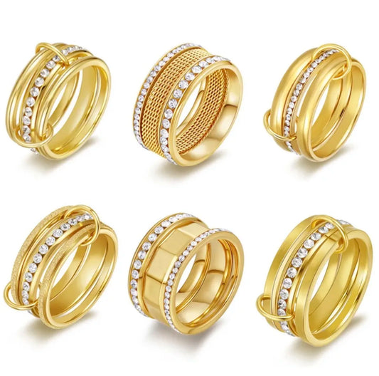 Luxe Roman Zircon Ring
